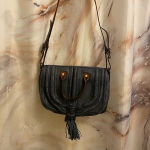 Anthropologie Holding Horses Crossbody Saddlebag